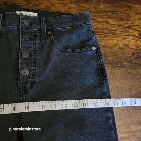 Madewell Jeans 28 Cali Demi Bootcut Hi Rise Bellspring Wash AA897 Tummy Control - Picture 9 of 13